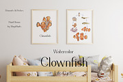 Watercolor Clownfish Life Cycle Set, an Education Illustration by MayaNavits (Thumbnail 4 of 7)
