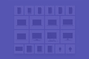 20 Minimalist & Flat Devices Mockups, an iPhone Mockup by Asylab (Thumbnail 9 of 97)