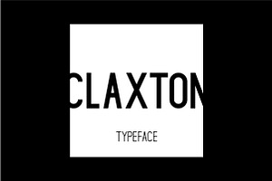 Claxton Typeface