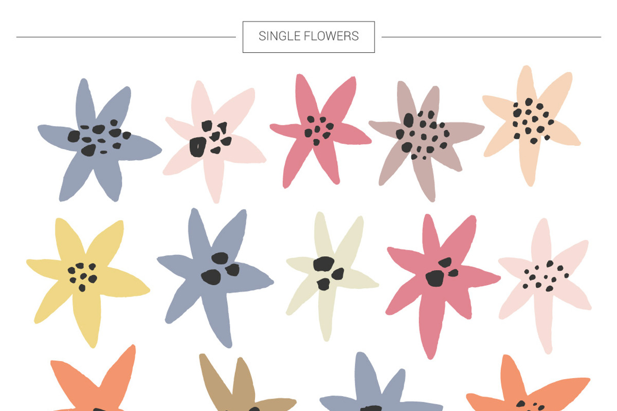 Floral bundle: 1267 elements, an Illustration by Favete Art (Photo 6 of 14)