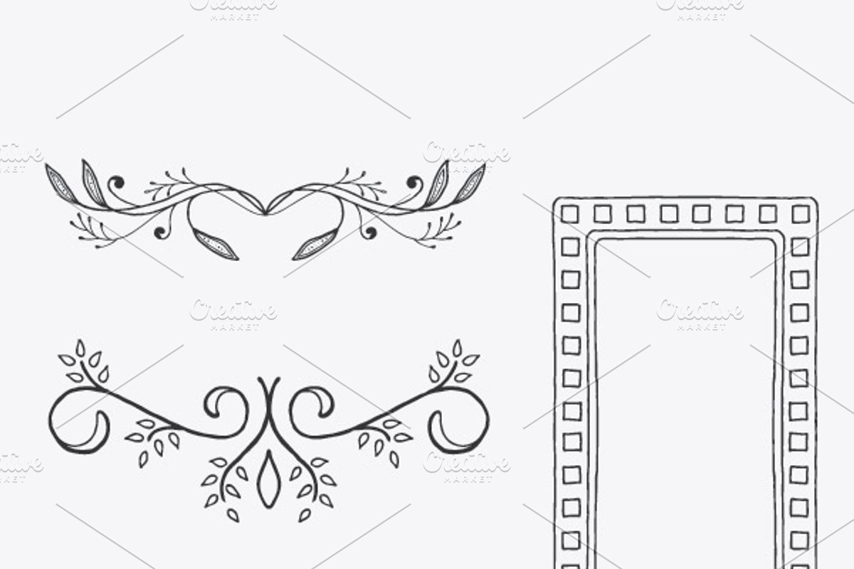 Hand Made Vector Frames Pack 2, a Graphic by Design Panoply (Photo 4 of 4)