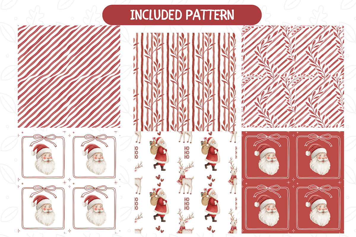 Classic Christmas Watercolor Set, an Illustration by TatiMockup (Photo 6 of 7)