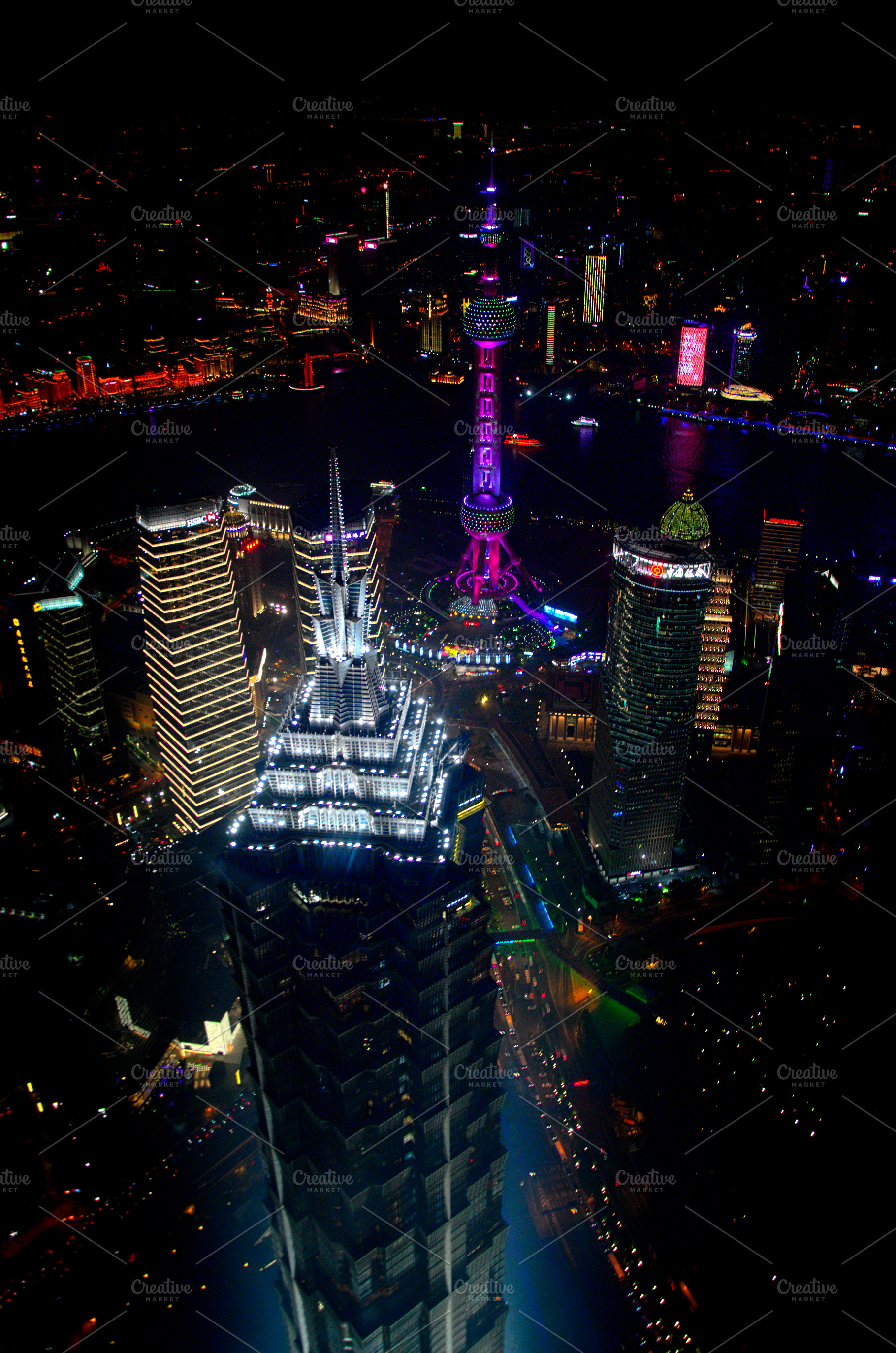 Shanghai's skyline, an Architecture Photo by lsalas-morera