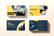 Company Profile PowerPoint Template, a Presentation Template by PaperMoon (Thumbnail 2 of 4)