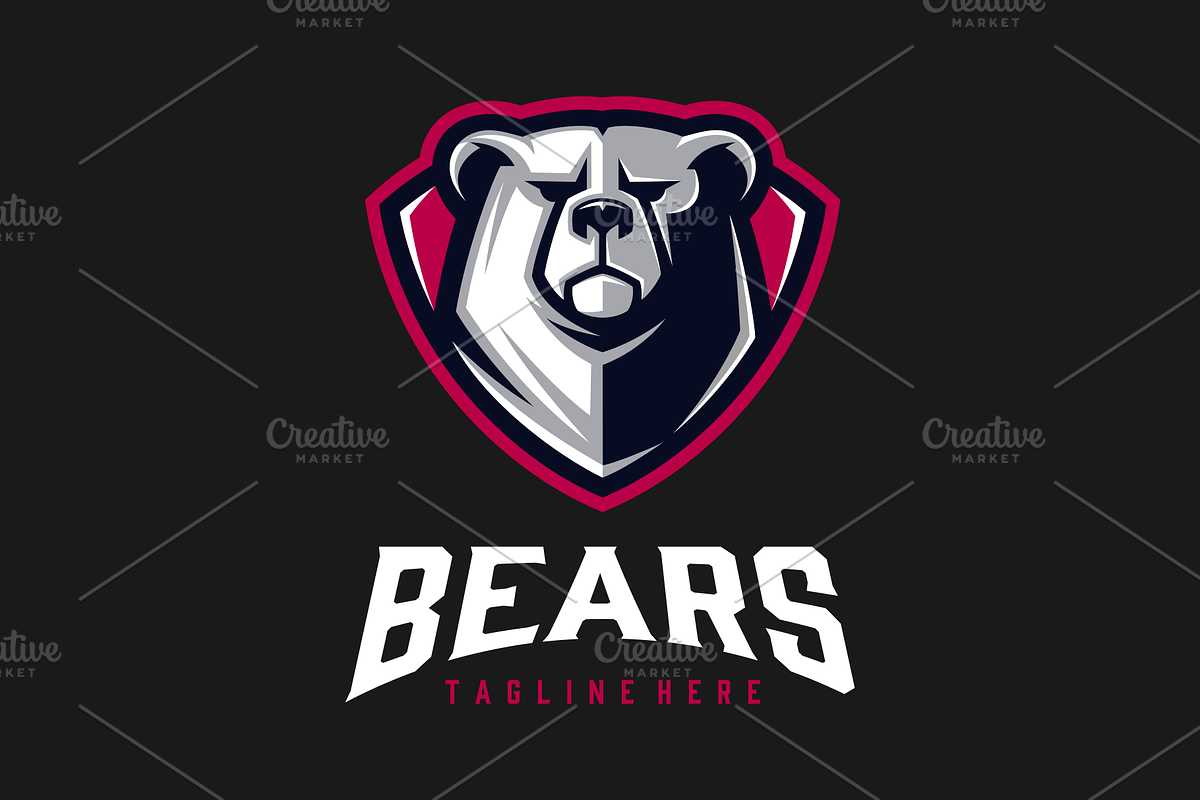 Bear Head Logo, a Branding & Logo Template by VectorCrow (Photo 2 of 2)