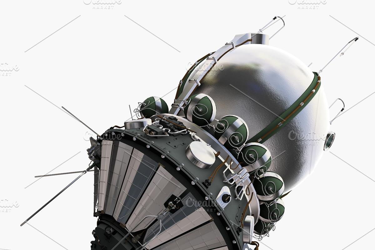Russian Spaceship Vostok 1, a Cars & Vehicle 3D Model by Mechanik (Photo 7 of 17)