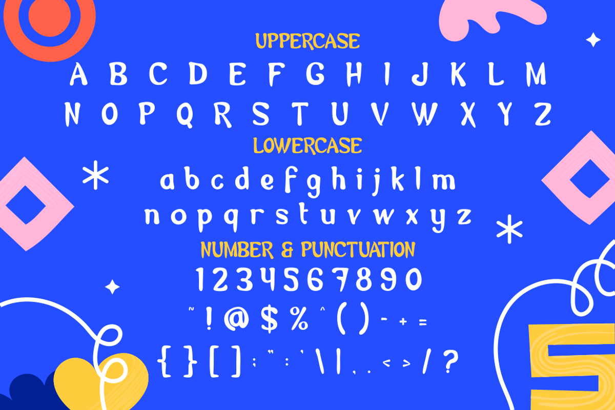 Happy Chompy Funny Display Font, a Font by PutraCetol Studio (Photo 5 of 5)