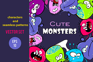 Color monsters big set