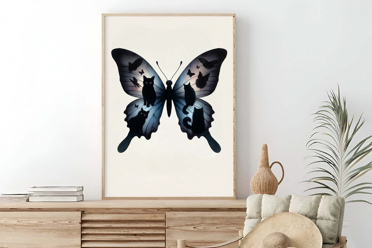 Halloween Butterfly Sublimation PNG, an Illustration by Craft Nest (Photo 6 of 9)
