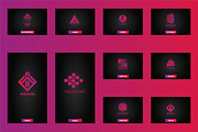100 abstract logo, a Branding & Logo Template by airunreal (Thumbnail 12 of 13)