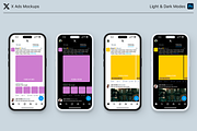 X (Formerly Twitter) Ads Mockups, a Social Media Template by lprdesigns (Thumbnail 5 of 6)