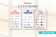 Cupcake Kit Instructions Guide Cards, a Card Template by Snapybiz (Thumbnail 3 of 10)
