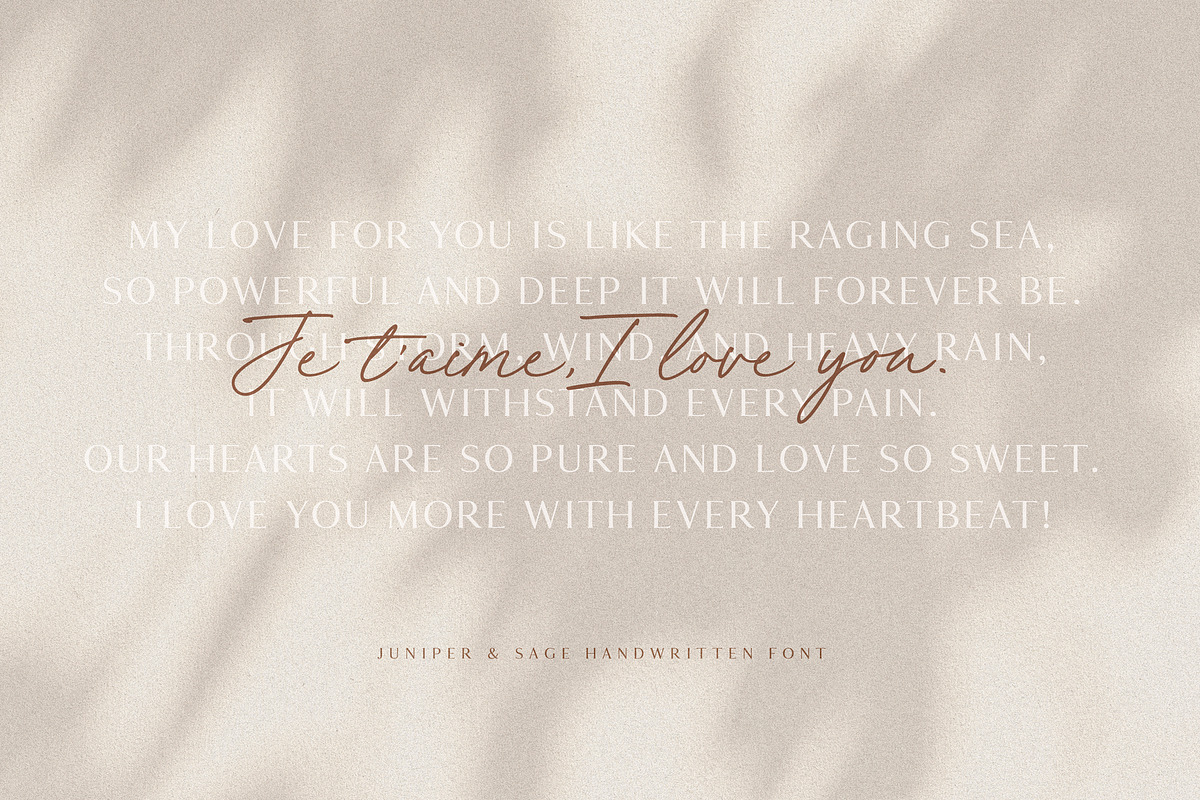 Juniper and Sage Font | FontCypress