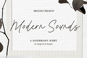 Modern Sounds Handdrawn Script, a Script Font by Balpirick Studio (Thumbnail 1 of 6)