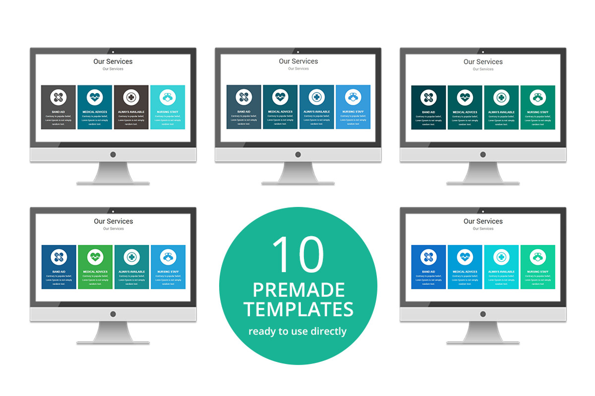 Medical PowerPoint Template, a Presentation Template by GraphicStan (Photo 4 of 12)