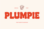 Plumpie - Bold Display Font, a Sans Serif Font by Studio Moara (Thumbnail 1 of 8)