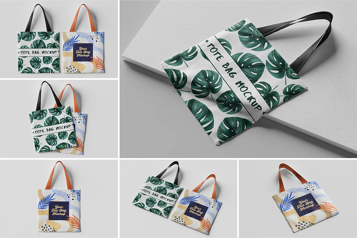 Tote Bag Mockup, a Packaging Mockup by zippypixelstudio (Photo 1 of 10)