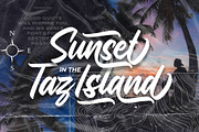 Quadrone, a Script Font by Wacaksara Co. (Thumbnail 4 of 7)
