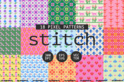 Naive Pixel Jacquard 8bit Patterns, a Pattern Graphic by likorbut (Thumbnail 1 of 12)