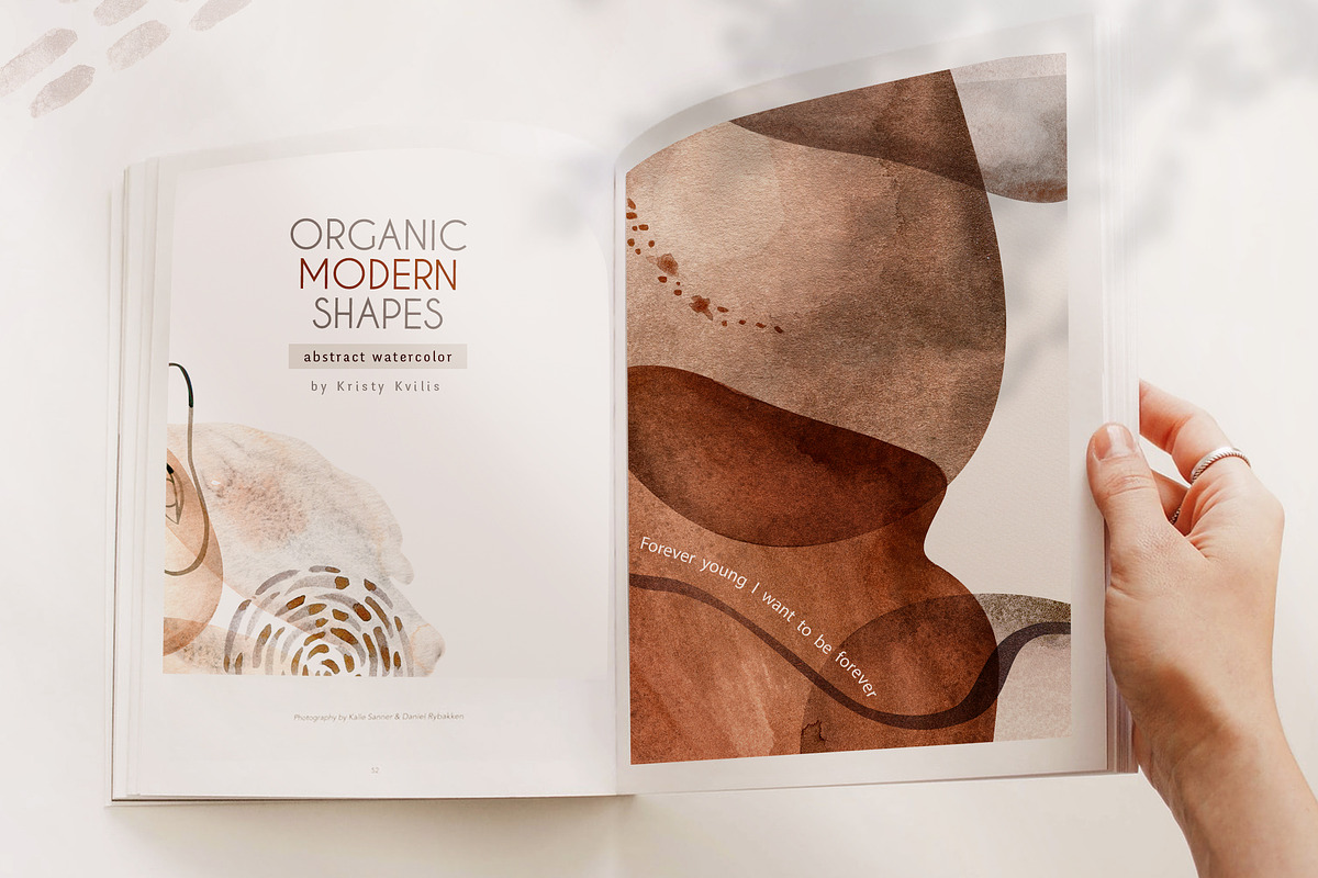 Organic Modern Shapes Watercolor set, a Decorative Illustration by Peace ART (Photo 13 of 17)