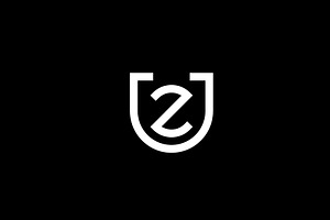 letter ZU or UZ initial logo, a Branding & Logo Template by Rasagama Studio