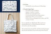 Mexico Toile de Jouy Pattern, a Background Graphic by Hughes Studio (Thumbnail 7 of 8)