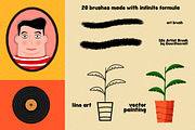 1950s Artist Brush Pack, a Brush Add-On by Guerillacraft (Thumbnail 3 of 6)