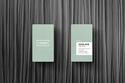 Rounded Business Card Mockup, a Print Template by Brian White Design Goods (Thumbnail 2 of 4)
