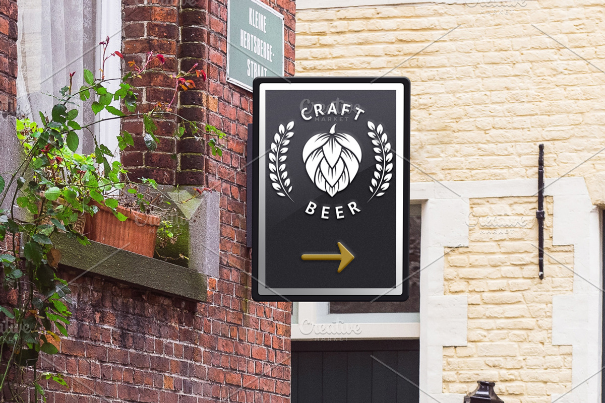 Set craft beer logo & labels., a Branding & Logo Template by SiberianArt (Photo 5 of 7)