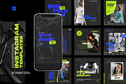 Downtown Instagram Kit, a Social Media Template by Imagination Area (Thumbnail 1 of 8)