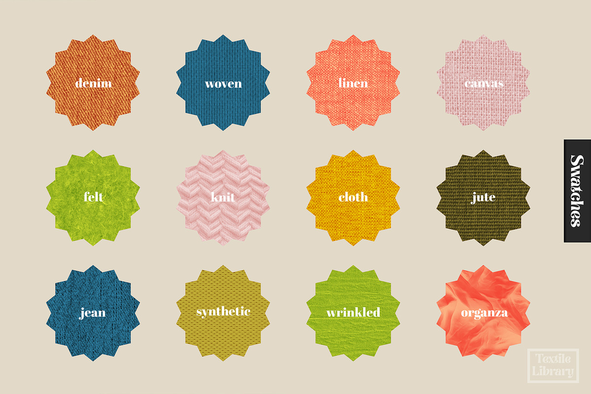 Fabric brushes for procreate, a Brush Add-On by seamlessteam (Photo 7 of 7)