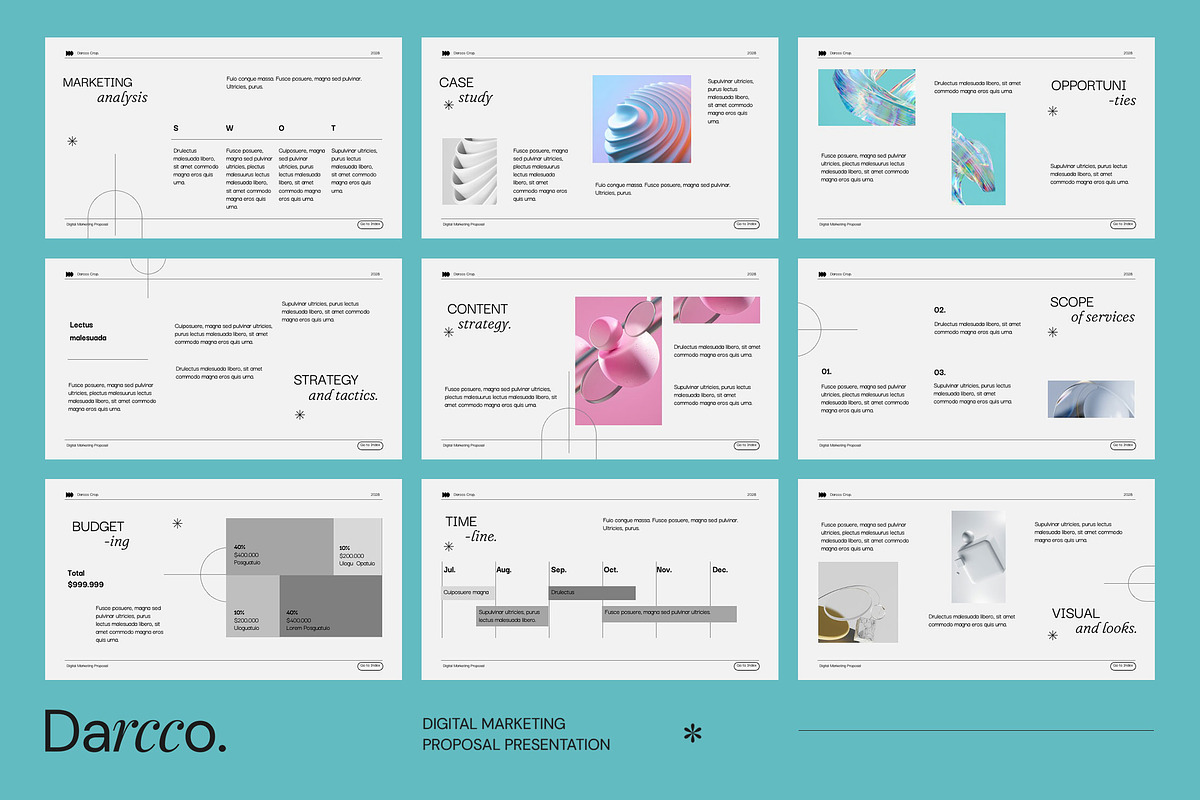 Darcco - Marketing Proposal Keynote preview 3