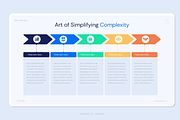 Process Flow Infographics, a Presentation Template by Pixslides (Thumbnail 5 of 7)