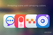 Awesome icons with awesome colors, an Icon by Ionut Zamfir (Thumbnail 1 of 3)