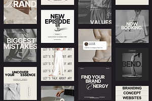 Instagram Studio Template Kit