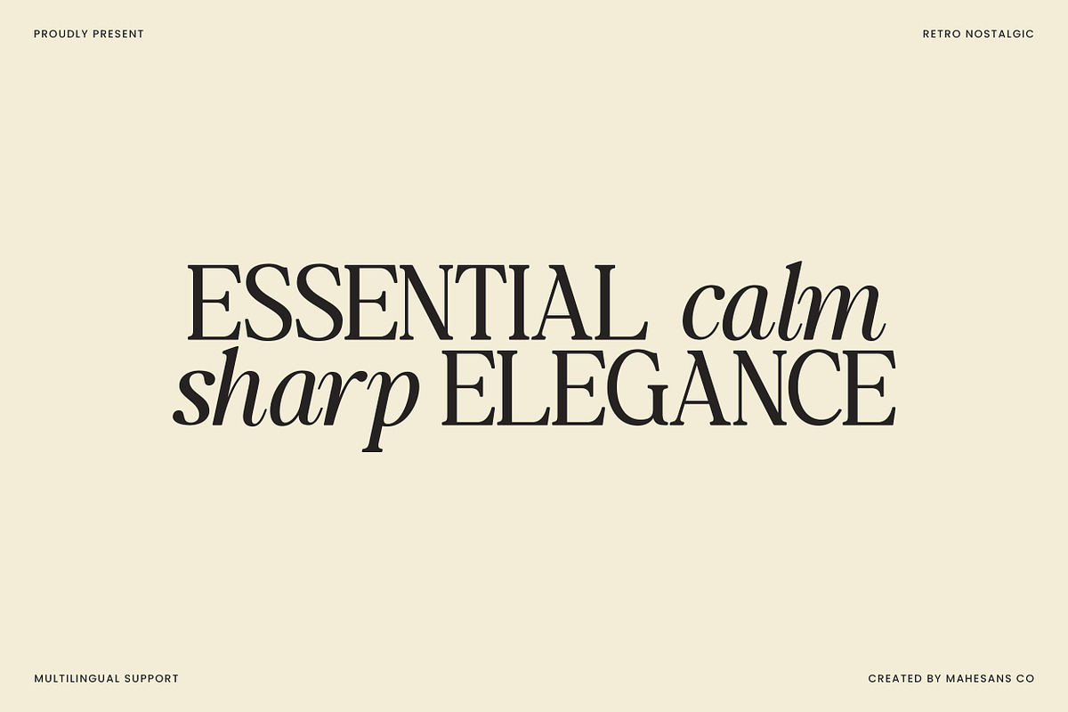 The Snuffle Solstice Nostalgic Serif, a Serif Font by Mahesans Co (Photo 9 of 13)