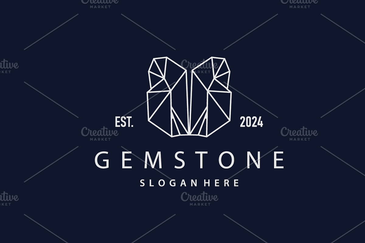 Gemstone Jewelry Logo Design Vector, a Branding & Logo Template by Maylianaw28