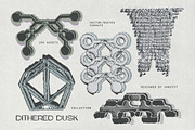 Dithered Dusk Graphic Collection, an Object Graphic by Vanzyst (Thumbnail 2 of 9)