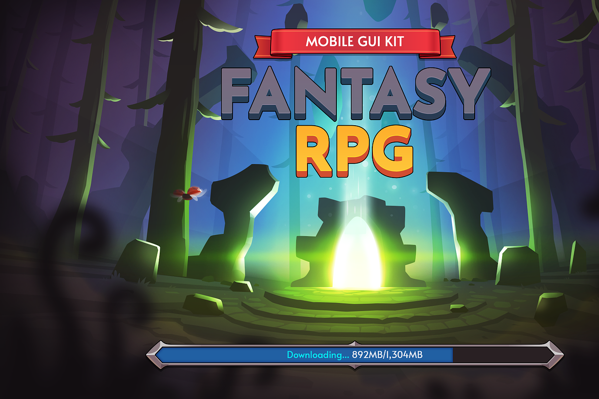 GUI Pro - Fantasy RPG, an UI Kit Template by LAYERLAB (Photo 16 of 59)