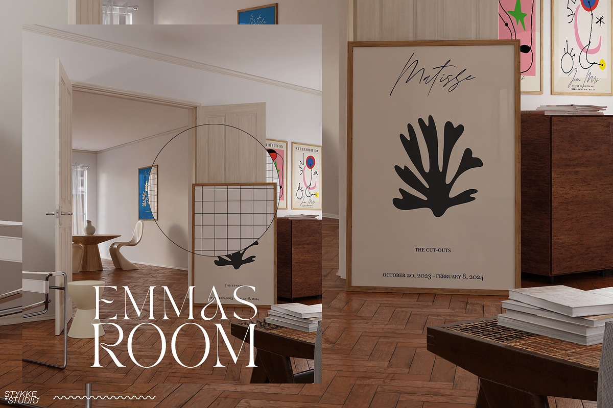 EMMAS ROOM Interior & Frame Mockup, a Household Mockup by Stykke Studio (Photo 12 of 19)