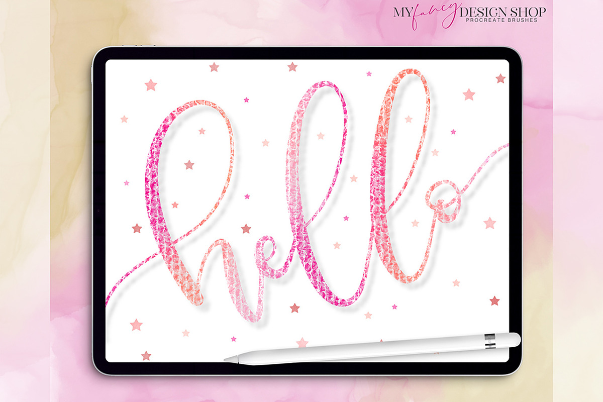 Procreate Scales Texture Brush Set, a Brush Add-On by My Fancy Design Shop (Photo 9 of 9)