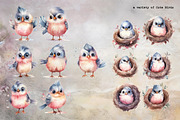 Cute Watercolor Bird | Bird's Nest, an Illustration by Dazzling Art Boutique (Thumbnail 3 of 11)