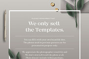 Birth Announcement Template BA002, an Invitation Template by Bellenity Design (Thumbnail 3 of 3)
