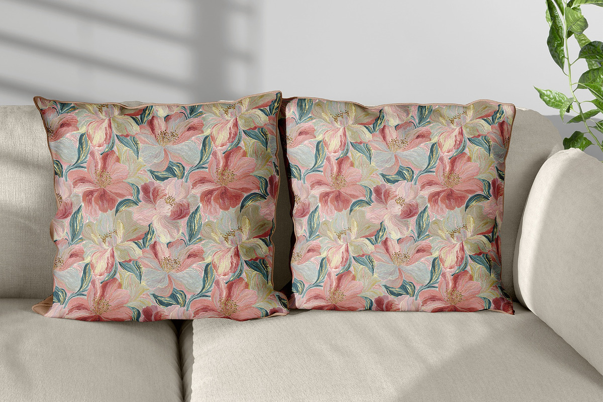 Blush Magnolia Pattern, a Pattern Graphic by saskaratype (Photo 3 of 5)