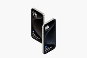 iPhone 15 Pro Mockups 9, an iPhone Mockup by Mockupia (Thumbnail 5 of 5)