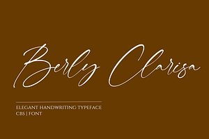 Berly Clarisa Signature Handwriting