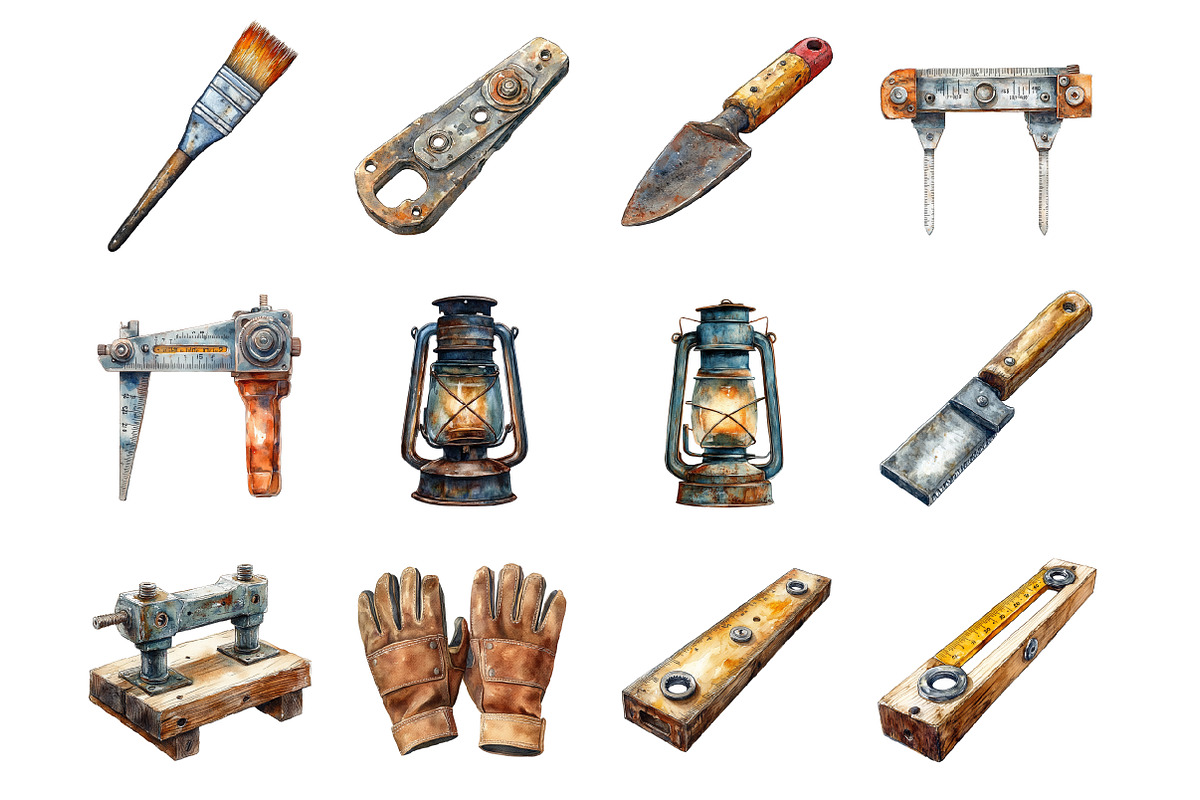 Craftsman Clipart, an Illustration by Design Market (Photo 2 of 4)