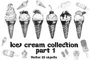 Ice cream collection part 1, an Object Graphic by ZotovShop (Thumbnail 1 of 4)