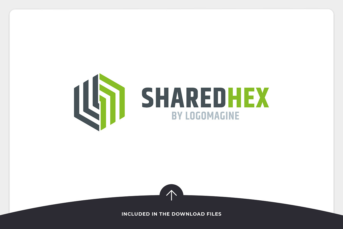 Shared Hex Logo Template, a Branding & Logo Template by LOGOMAGINE (Photo 11 of 16)