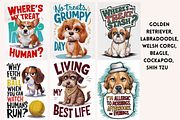 Grumpy Sarcastic Dogs Funny Quotes, an Animal Illustration by PrintHaven Designs (Thumbnail 9 of 10)